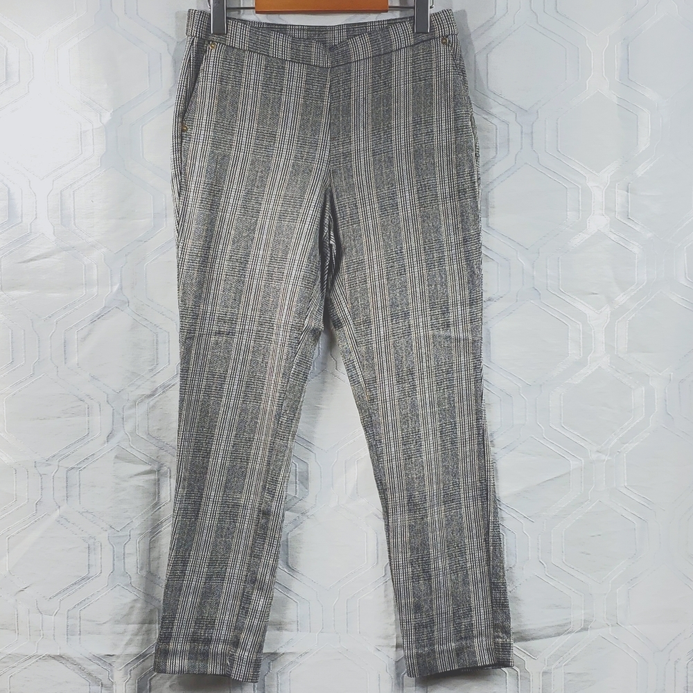 Anne Klein Glen Plaid Size 4 petite dress slacks